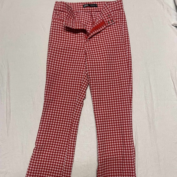 zara gingham pants - Picture 1 of 3
